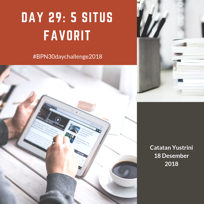 Day 29: 5 Situs Favorit