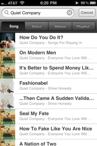 screenshot 1 Grooveshark v2.6.6-5