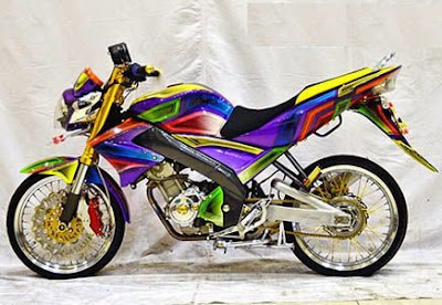 Foto Gambar Modifikasi Motor Vixion