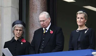 British royal family at Remembrance Sunday