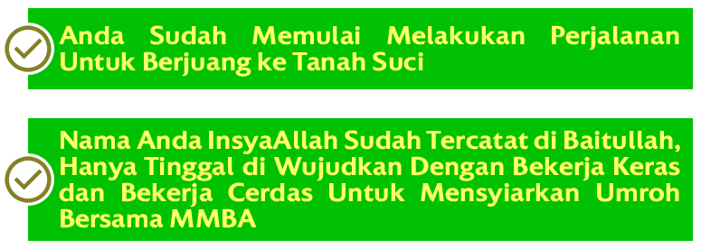 Umroh MMBA, Klik MMBA, Travel Umroh MMBA, Tabungan Umroh MMBA, Reward Umroh MMBA