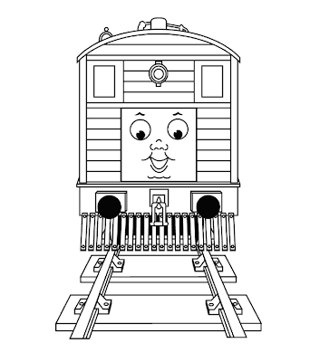 Thomas the train coloring pages