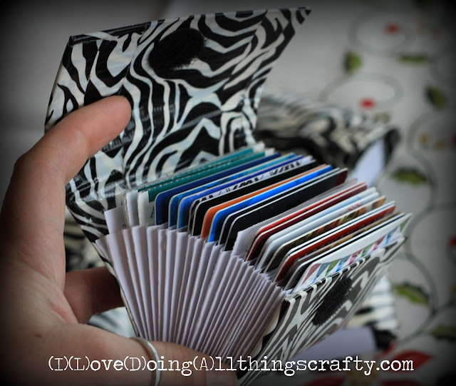 DIY Duct Tape Credit Card Wallets 