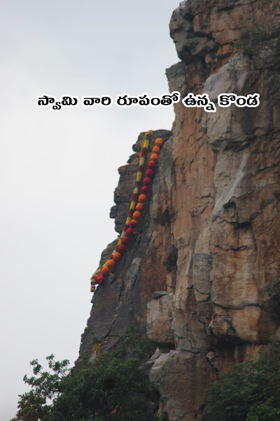 Venkateshwara swamy shape hill in tirumala