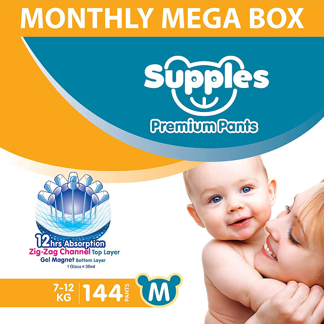 Supples Baby Diaper Pants, Monthly Mega-Box