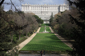 Royal Palace of Madrid from El Campo del Moro
