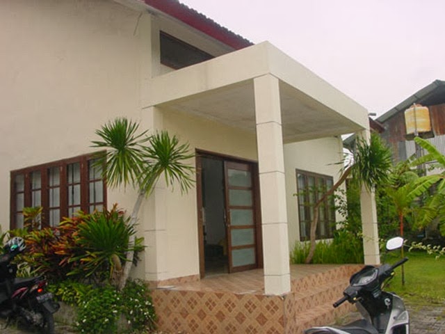 contoh teras rumah sederhana