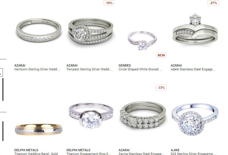 Where To Buy Wedding Rings in Lagos Nigeria - Silver Gold Wedding Ring ...