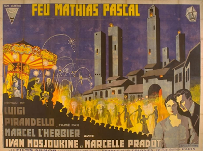 Feu Mathias Pascal 1926 poster