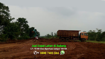 Jual Cepat Lahan Tanah di Subang