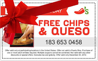 Free Printable Chili's Coupons