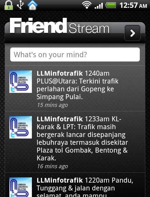 Live traffic condition updates in Twitter by Malaysian Highway ...