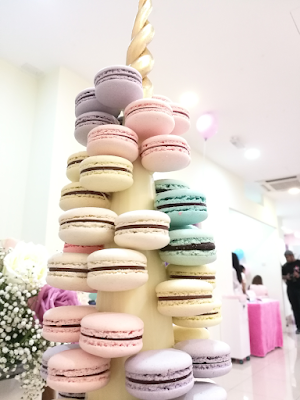 The Unicorn Macaroon pastel colours