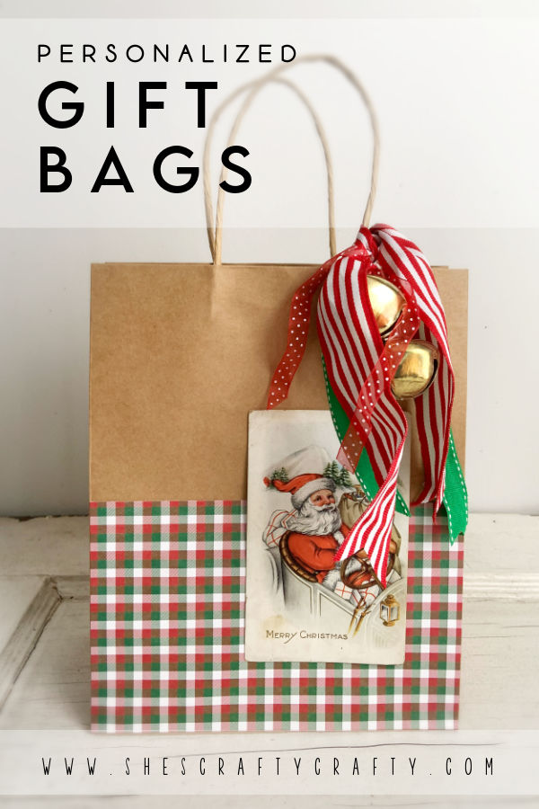 Personalized Gift Bags pinterest pin.