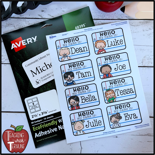 Back to School Name Badges
