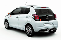 Peugeot 108 Top! Roland Garros 5-Door (2015) Rear Side