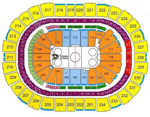 consol energy center seating chart - PPG Paints Arena Formerly CONSOL Energy Center Pittsburgh