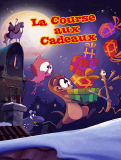 l’affiche du film d’animation « La course aux cadeaux »