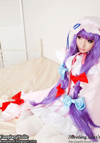 touhou project cosplay - patchouli knowledge by shooting stars
