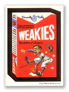 wacky packs 1960's 1970's 1980's retro stickers weakies wheaties