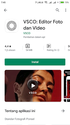 aplikasi android vsco cam