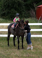 Sophia Learns to Turn a Horse