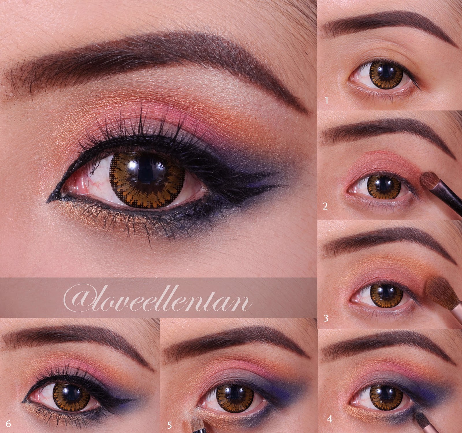 Glamour Sexy Eye Makeup Tutorial Loveellentan