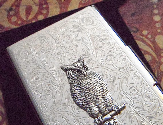 https://www.etsy.com/nz/listing/74544230/silver-owl-business-card-case-owl-card