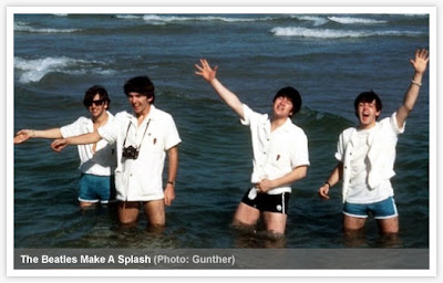 Beatles, Fab Four, Beatles Pool, Beatles Swimming, Beatles Miami, Beatles Beach, Beatles Photos