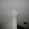 Cutting Chair Rail Corners - Chair Rail Tile Corners — Ideas Roni Young from "The Best ... - The 45 degree cut on the return will abut the chair rail, and the 90 degree cut will sit flush with the wall (or in this case, the side of my bookcase.