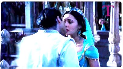  aladdin Jasmine and Aladdin Kiss Scene