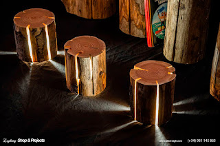 Log Cracked Lamp - Duncan Meerding