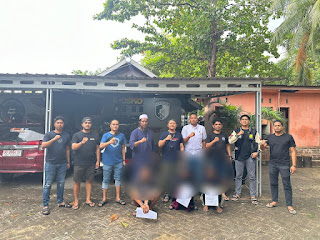 Gerak Cepat, Unit Resmob Polres Wajo di Backup Unit Resmob Bantaeng, Amankan Tiga diduga Pelaku Buang Bayi