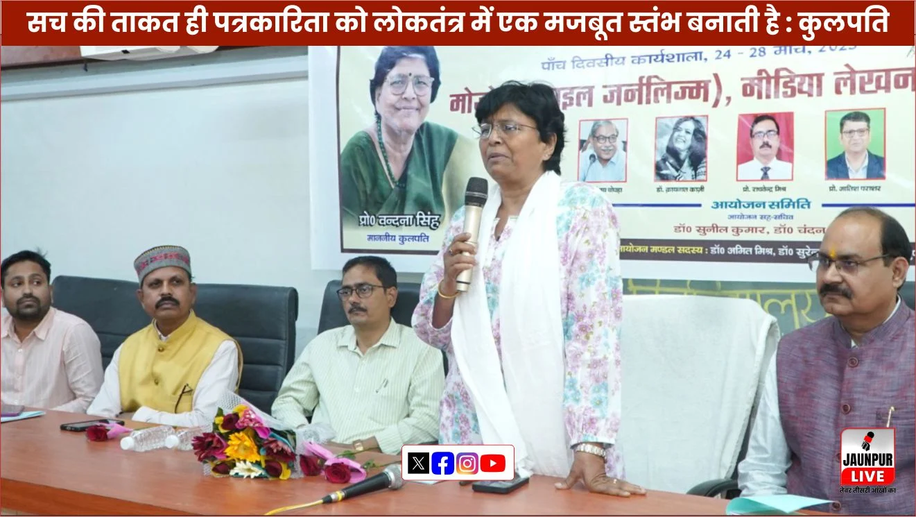 The power of truth makes journalism a strong pillar in democracy: Vice Chancellor