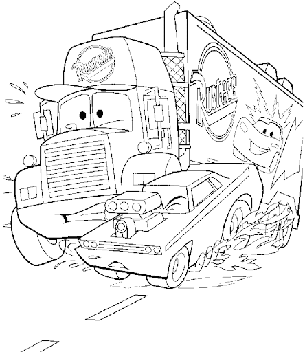 Kids Zone: Coloring Pages - Disney Cars, Lightning ...