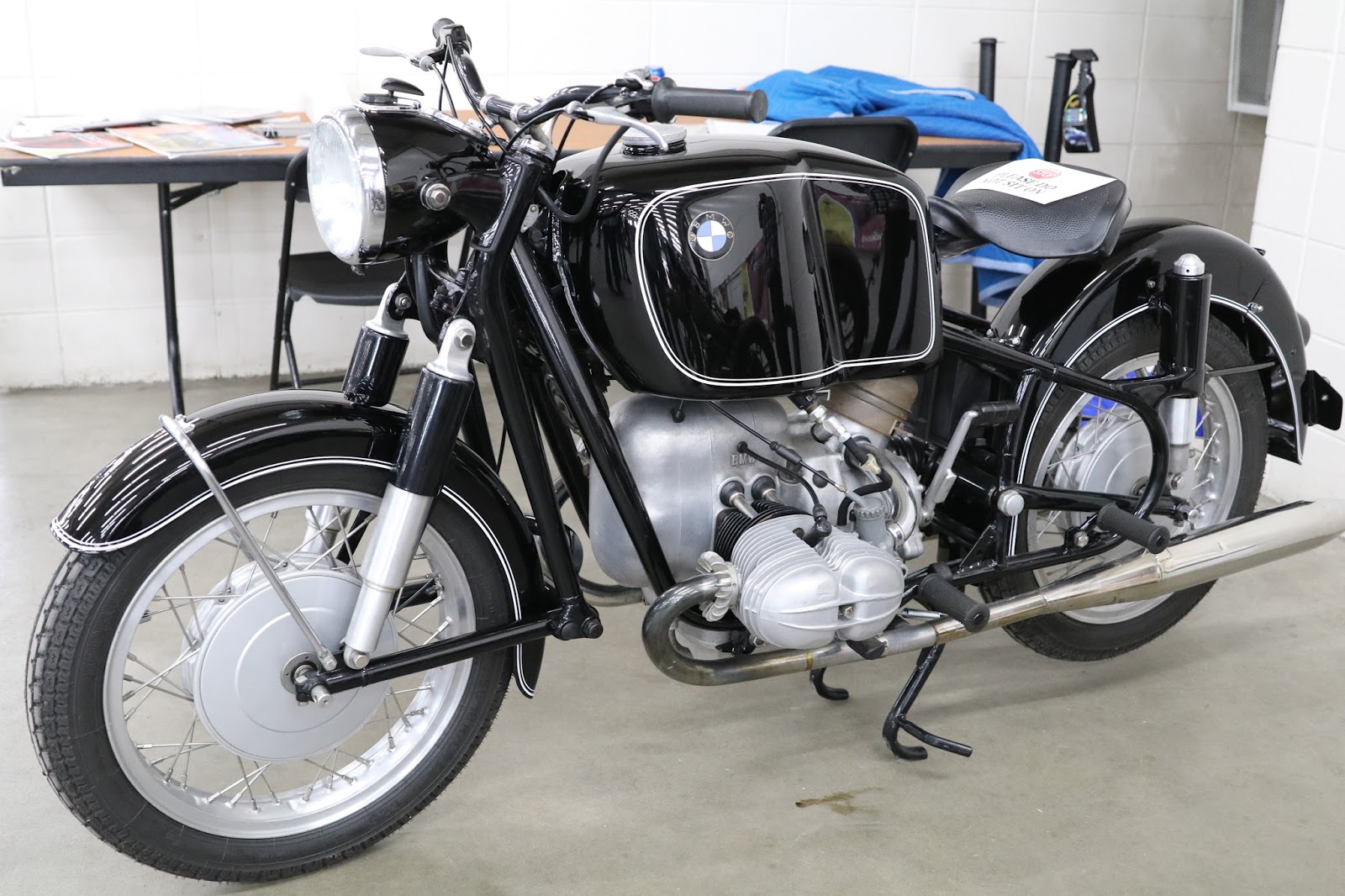 OldMotoDude: BMW Twin on display at the 2018 Denver Motorcycle Expo