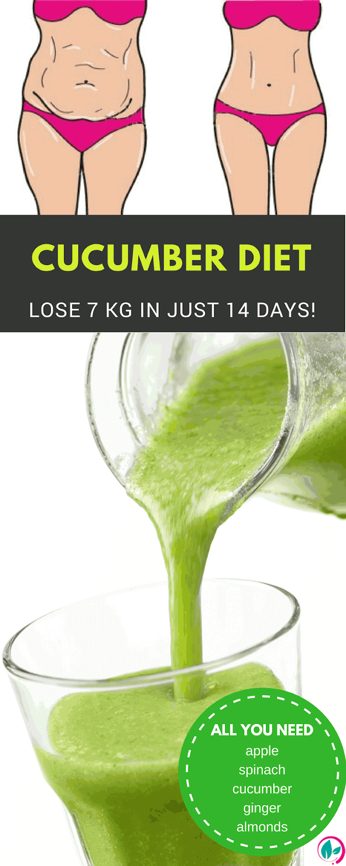 Cucumber Diet To Lose 7 Kg In Just 14 Days!