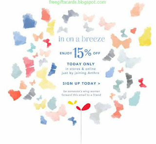 Free Printable Anthropologie Coupons