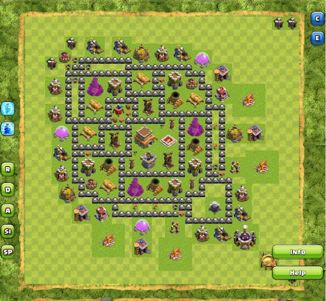 Base WAR Town Hall 6-10 Terbaik Di CLASH OF CLANS.
