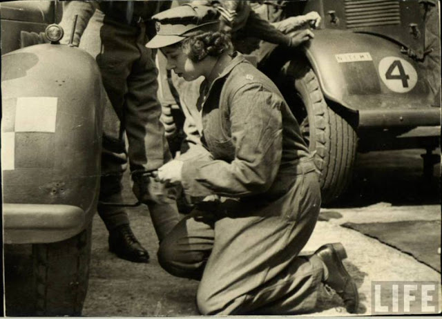  Queen Elizabeth Serves As A Mechanic