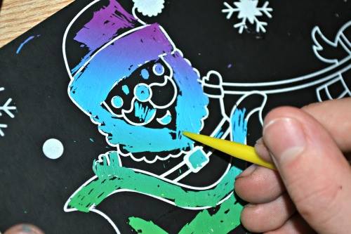 Christmas Scratch Art Scenes review