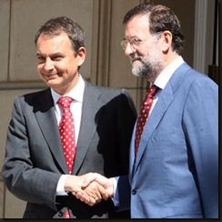 Zapatero y Rajoy