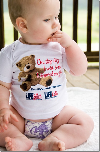 cord blood donation shirt