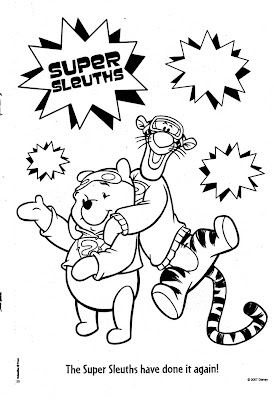 Disney Coloring Pages,pooh,tiger