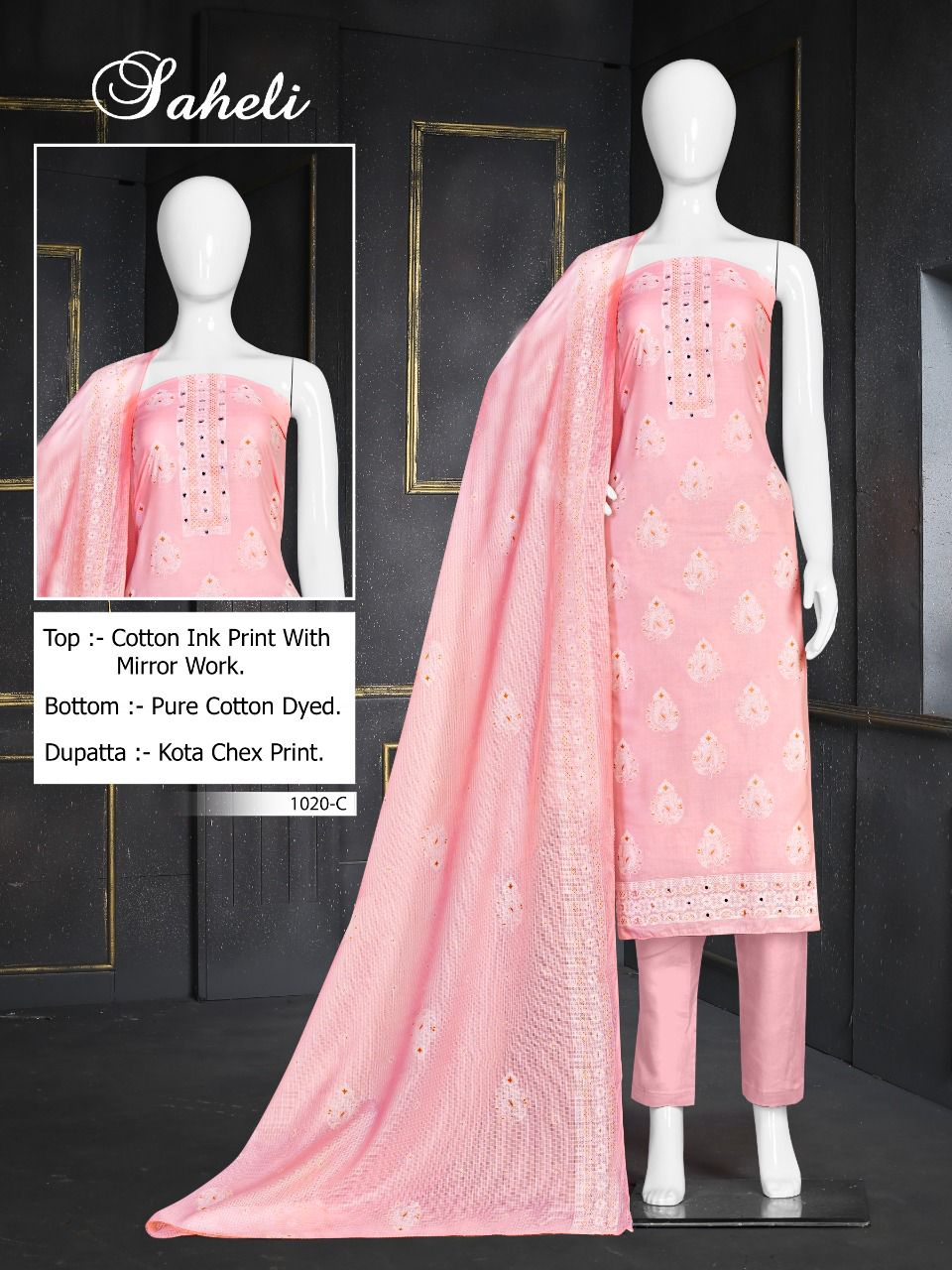 Saheli 1020 Bipson Prints Salwar Suits Manufacturer Wholesaler