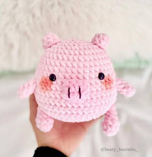 PATRON GRATIS CERDO AMIGURUMI 53508