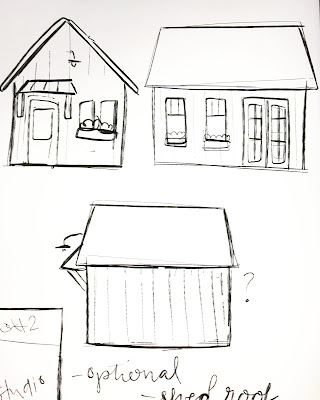 Sketch of Farmhouse Studio / Workshop