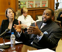 Detroit Mayor Kwame Kilpatrick and Chief of Staff Christine Beatty (AP File Photo)