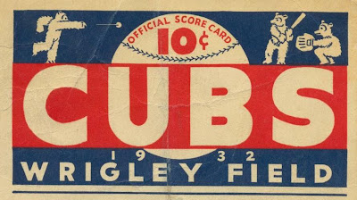 1932 Cubs program