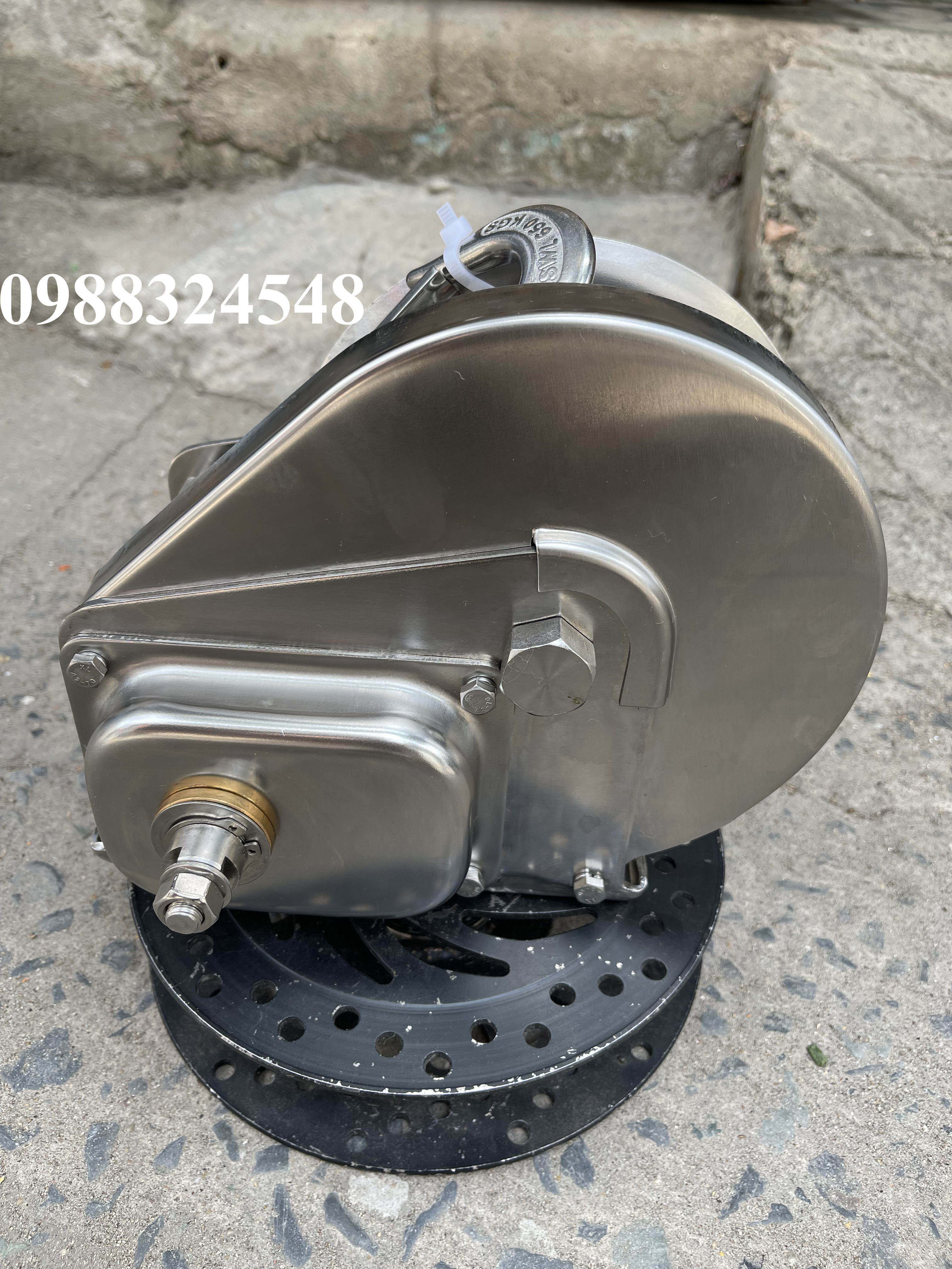 Tời quay tay (inox 304) Riken 1800lbs HM-1800W-SS / HM-1800W-SS Riken Hand Winch